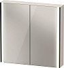 Картинка анонса товара «зеркальный шкаф duravit xviu xv71320b2b2 82 см черный матовый»