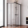 Душевой уголок AM.PM X-Joy W94G-403-120280-BT1K раздвижные двери 120x80 профиль черный матовый, стекло прозрачное