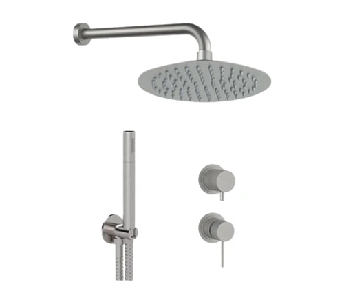 Душевая система Remer X Style INOX SSX92PS02UFM25, нержавеющая сталь Душевая система Remer X Style INOX SSX92PS02UFM25, нержавеющая сталь