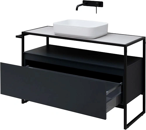 Тумба под раковину Allen Brau Priority 120 1.31004.AM антрацит матовый Тумба под раковину Allen Brau Priority 120 1.31004.AM антрацит матовый