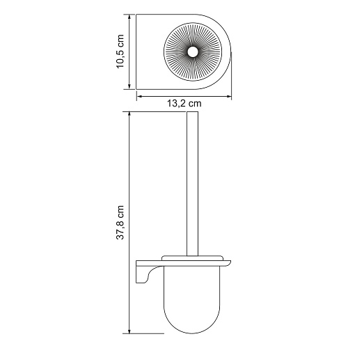 Ершик для унитаза WasserKRAFT Kammel K-8327WHITE белый Ершик для унитаза WasserKRAFT Kammel K-8327WHITE белый