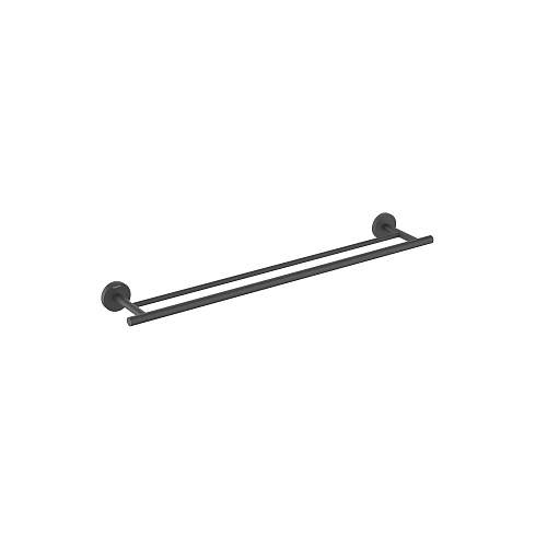 Полотенцедержатель Aquatek ОБЕРОН AQ4230MB черный матовый Полотенцедержатель Aquatek ОБЕРОН AQ4230MB черный матовый