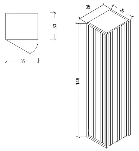 Шкаф-пенал Armadi Art MONACO 868-CPCR капучино глянец + хром без ножек Шкаф-пенал Armadi Art MONACO 868-CPCR капучино глянец + хром без ножек