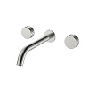 Смеситель для раковины Boheme Stick 152-2-NB встраиваемый DIAMOND на 3 отверстия Nickel Brush