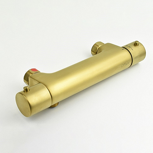 Смеситель для душа Paini Cox 78PJ511TH без аксессуара, с термостатом, золото матовое Смеситель для душа Paini Cox 78PJ511TH без аксессуара, с термостатом, золото матовое