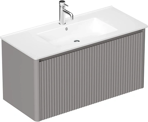 Тумба под раковину Allen Brau Gravity 100 1.370018.PGM платина матовый Тумба под раковину Allen Brau Gravity 100 1.370018.PGM платина матовый