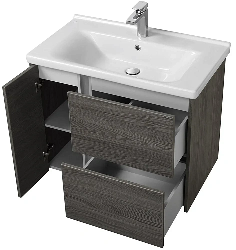 Тумба под раковину Aquaton Стоун 80 грецкий орех 1A228201SXC80 Тумба под раковину Aquaton Стоун 80 грецкий орех 1A228201SXC80