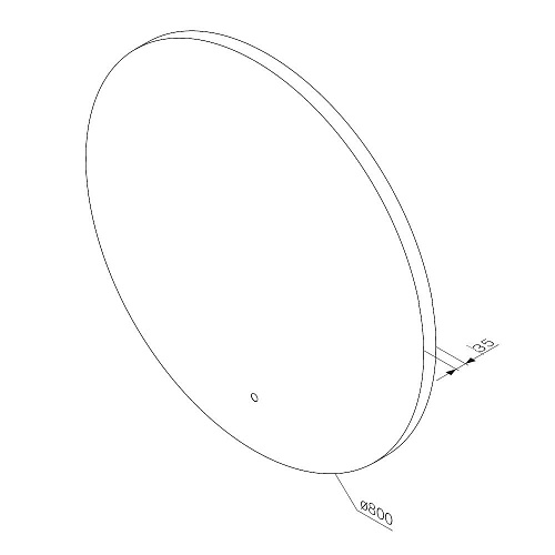 Зеркало AM.PM X-Joy M85MOX40801S с LED-подсветкой, сенсорром, 80 см Зеркало AM.PM X-Joy M85MOX40801S с LED-подсветкой, сенсорром, 80 см