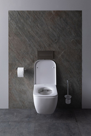 Унитаз подвесной Allen Brau Infinity 4.21004.20 с крышкой, белый глянец