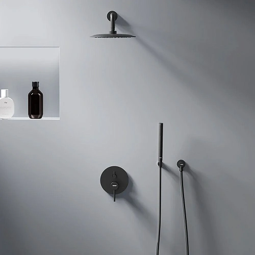Душевая система Damixa Scandinavian Pure 936520300 встраиваемая, черный Душевая система Damixa Scandinavian Pure 936520300 встраиваемая, черный