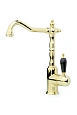 Смеситель для кухни Boheme TRADIZIONALE ORO черная керамика 102-BLC золото Смеситель для кухни Boheme TRADIZIONALE ORO черная керамика 102-BLC золото