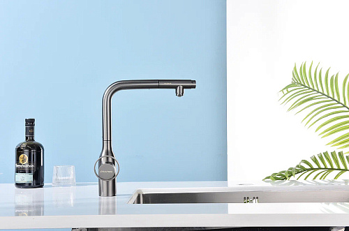 Смеситель для кухни Paulmark URBAN брашированная сталь Ur213104-BS Смеситель для кухни Paulmark URBAN брашированная сталь Ur213104-BS