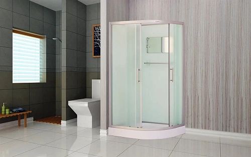 Душевая кабина Esbano ELEGANCIA (ESKB115CL) полукруглая без крыши EST-115CLeft: 85x115x210см Душевая кабина Esbano ELEGANCIA (ESKB115CL) полукруглая без крыши EST-115CLeft: 85x115x210см