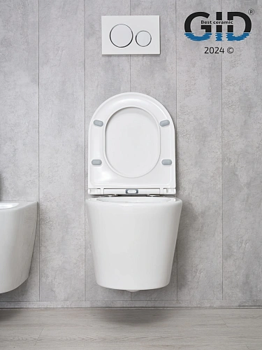 Унитаз подвесной Gid Tr2130 62235Y белый 50x36x35 с крышкой микролифт Унитаз подвесной Gid Tr2130 62235Y белый 50x36x35 с крышкой микролифт