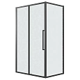 Душевой уголок GROSSMAN Cosmo 100.K33.02.130.21.02-200.K33.02.70.21.02 (130х70х195) раздвижная(левая),черный матовый,стекло шиншилла Душевой уголок GROSSMAN Cosmo 100.K33.02.130.21.02-200.K33.02.70.21.02 (130х70х195) раздвижная(левая),черный матовый,стекло шиншилла