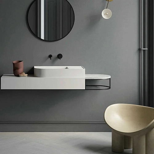 Смеситель для раковины Vincea Desire VBFW-1D1MB встраиваемый черный Смеситель для раковины Vincea Desire VBFW-1D1MB встраиваемый черный