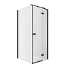 Душевой уголок NEW TRENDY REFLEXA BLACK R 100x110x200 EXK-4945 черный