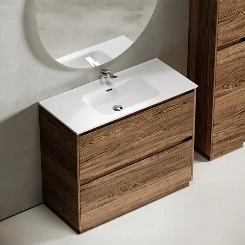 Тумба под раковину Sancos Libra Floor LB100FECH напольная, 990х450х840 дуб чарльстон Тумба под раковину Sancos Libra Floor LB100FECH напольная, 990х450х840 дуб чарльстон