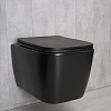 Унитаз подвесной Gid Tr2140Bm 62255Y черный матовый 51x35x37.5 с крышкой микролифт Унитаз подвесной Gid Tr2140Bm 62255Y черный матовый 51x35x37.5 с крышкой микролифт