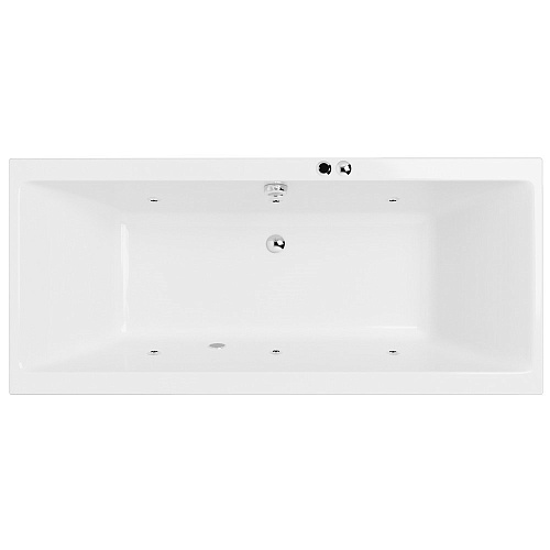 Акриловая ванна EXCELLENT Pryzmat Slim 180x80 SOFT хром WAEX.PRY18S.SOFT.CR Акриловая ванна EXCELLENT Pryzmat Slim 180x80 SOFT хром WAEX.PRY18S.SOFT.CR