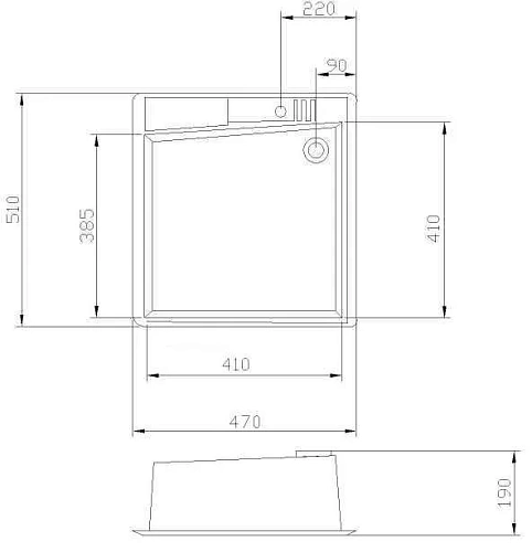 Кухонная мойка Aquaton Парма, 1A713032PM070, терракотовая Кухонная мойка Aquaton Парма, 1A713032PM070, терракотовая
