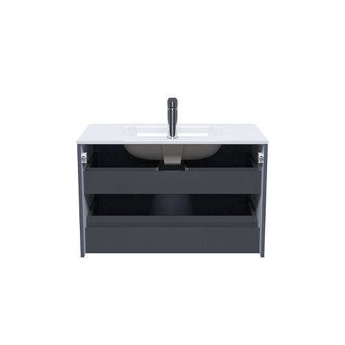 Тумба с раковиной IDDIS Edifice (EDI80D0i95K) подвесная, 80 см, темно-серый Тумба с раковиной IDDIS Edifice (EDI80D0i95K) подвесная, 80 см, темно-серый