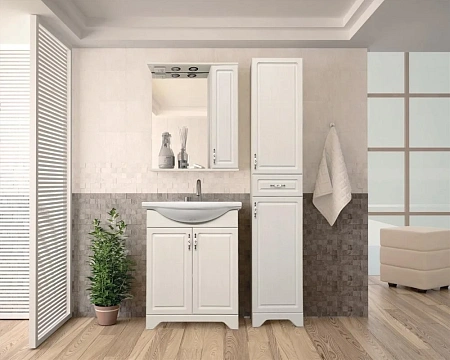 Шкаф-пенал Style Line Олеандр-2 рельеф пастель ЛС-00000290 Шкаф-пенал Style Line Олеандр-2 рельеф пастель ЛС-00000290