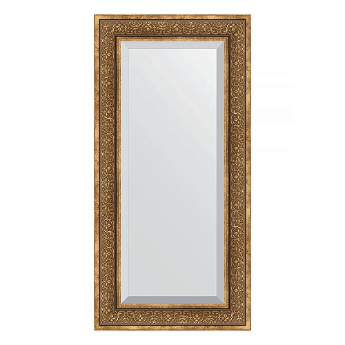 Зеркало в багетной раме Evoform Exclusive BY 3500 59 x 119 см, вензель бронзовый Зеркало в багетной раме Evoform Exclusive BY 3500 59 x 119 см, вензель бронзовый