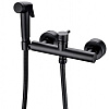 Картинка анонса товара «гигиенический душ bravat d9141bw-rus со смесителем, черный»
