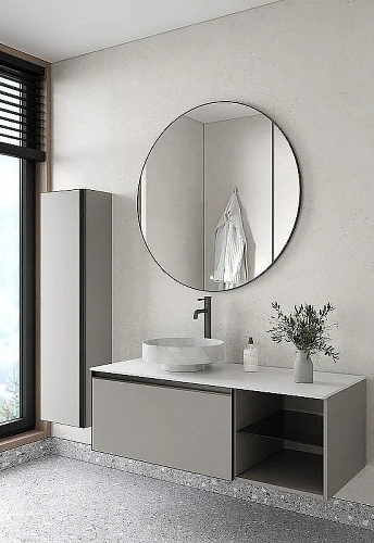 Тумба под раковину Armadi Art QUATRO 6 120см (80+40) LUNA профиль ANTHRACITE 790-M6-120-L-A Тумба под раковину Armadi Art QUATRO 6 120см (80+40) LUNA профиль ANTHRACITE 790-M6-120-L-A