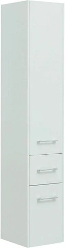 Шкаф-пенал Aquanet Августа белый (ручки хром) 00274147 Шкаф-пенал Aquanet Августа белый (ручки хром) 00274147