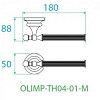 Держатель туалетной бумаги CEZARES OLIMP-TH04 бронза-металл OLIMP-TH04-02-M Держатель туалетной бумаги CEZARES OLIMP-TH04 бронза-металл OLIMP-TH04-02-M