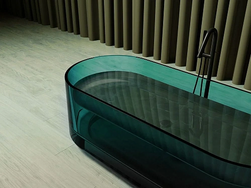 Ванна отдельностоящая ABBER AT9708Aquamarin 170x75 универсальная, бирюзовый полиэфирная смола Ванна отдельностоящая ABBER AT9708Aquamarin 170x75 универсальная, бирюзовый полиэфирная смола