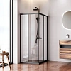 Душевой уголок AM.PM Sunny W87G-403-10080-BT 100x80 черный, стекло прозрачное Душевой уголок AM.PM Sunny W87G-403-10080-BT 100x80 черный, стекло прозрачное