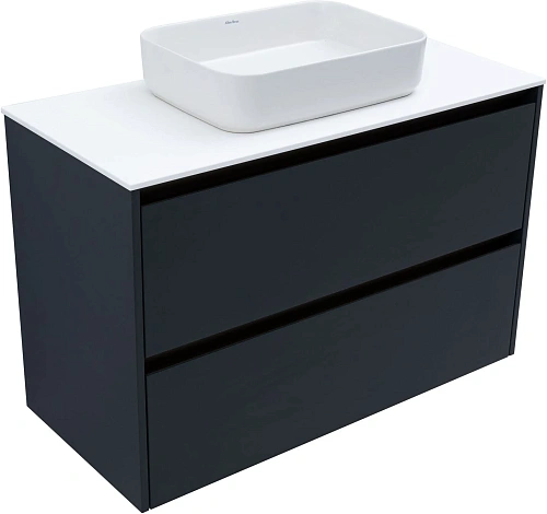 Тумба под раковину Allen Brau Activity 100 1.34014.AM антрацит матовый/олива брашированная Тумба под раковину Allen Brau Activity 100 1.34014.AM антрацит матовый/олива брашированная