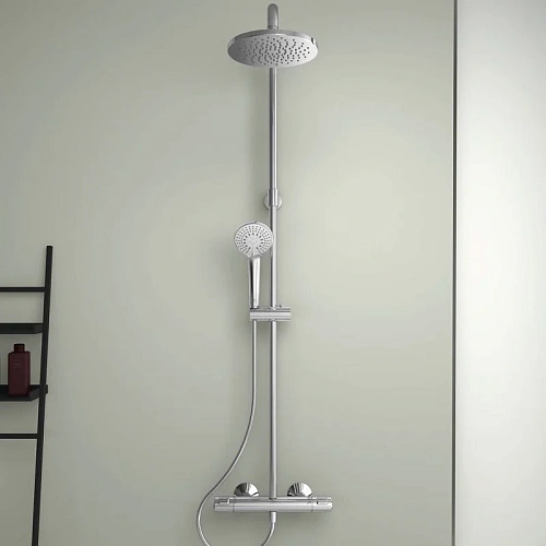 Душевая система Ideal Standard CERATHERM T25 с термостатическим смесителем для душа A7701AA Душевая система Ideal Standard CERATHERM T25 с термостатическим смесителем для душа A7701AA