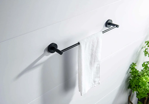 Полотенцедержатель Aquatek ЕВРОПА AQ4120MB черный матовый Полотенцедержатель Aquatek ЕВРОПА AQ4120MB черный матовый