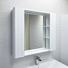 Зеркальный шкаф Comforty Ангара-90 00-00019941 белое, с LED подсветкой и антизапотеванием