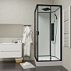 Душевая кабина Parly AMI Quadro 900x900 профиль черный, стекло прозрачное Душевая кабина Parly AMI Quadro 900x900 профиль черный, стекло прозрачное