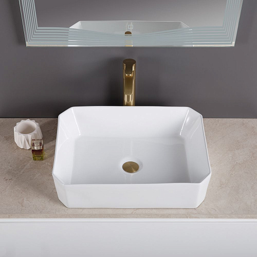 Раковина BelBagno BB1386 490x380 белый Раковина BelBagno BB1386 490x380 белый