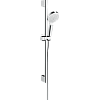 Картинка анонса товара «душевой гарнитур hansgrohe 1jet ecosmart 26535400 9 л/мин со штангой 65 см»