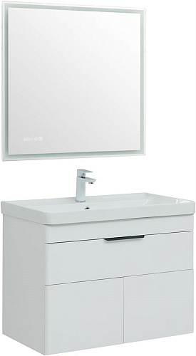 Тумба под раковину Aquanet Ирис new 815 белый глянец (1 ящик, 2 дверцы) 00310150 Тумба под раковину Aquanet Ирис new 815 белый глянец (1 ящик, 2 дверцы) 00310150
