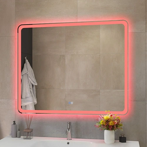 Зеркало CEZARES MULTICOLORE с подсветкой RGB и сенсорным выключателем CZR-SPC-MC-1000-800-RGB-TCH 1000x800x30 Зеркало CEZARES MULTICOLORE с подсветкой RGB и сенсорным выключателем CZR-SPC-MC-1000-800-RGB-TCH 1000x800x30