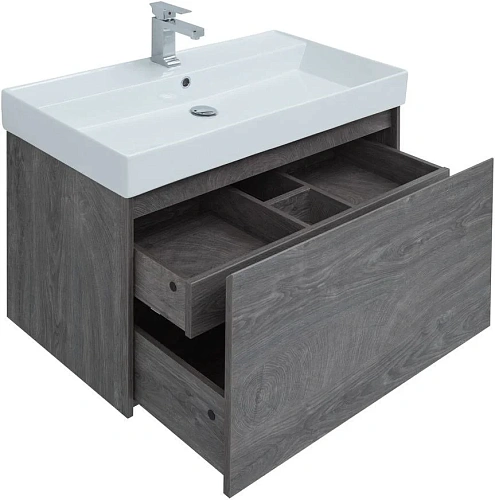 Тумба под раковину Aquanet Nova Lite 100 дуб рошелье (1 ящик) 00242579 Тумба под раковину Aquanet Nova Lite 100 дуб рошелье (1 ящик) 00242579