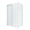 Картинка анонса товара «душевой уголок new trendy diora 100x90x200 exk-1303/exk-1306 хром»