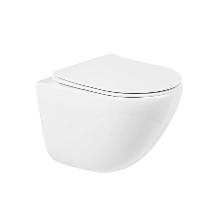 Комплект унитаза BelBagno AMANDA BB051CHR с сиденьем BB051SC инсталляцией BB002-80 и клавишей смыва BB005-PR-CHROME