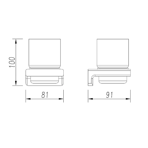 Стакан AQUAme Tivoli AQM7311BG шлифованное золото Стакан AQUAme Tivoli AQM7311BG шлифованное золото