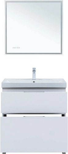 Тумба под раковину Aquanet Алвита New 80 00344134 напольная, белый матовый Тумба под раковину Aquanet Алвита New 80 00344134 напольная, белый матовый