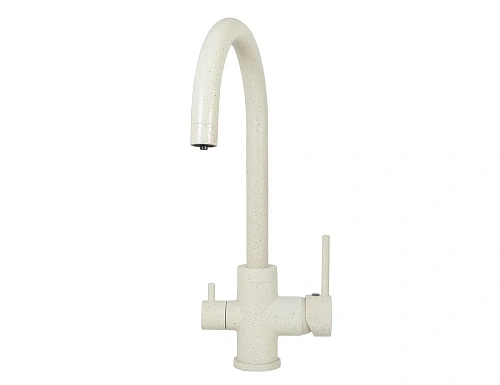 Смеситель для кухни Kaiser Merkur 26744-11 Beige боковой под фильтр R-излив бежевый мрамор Смеситель для кухни Kaiser Merkur 26744-11 Beige боковой под фильтр R-излив бежевый мрамор