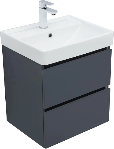 Тумба под раковину Aquanet Вега 2.0 50 маренго 00337946 подвесная Тумба под раковину Aquanet Вега 2.0 50 маренго 00337946 подвесная